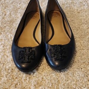 Tory Burch Navy Flats